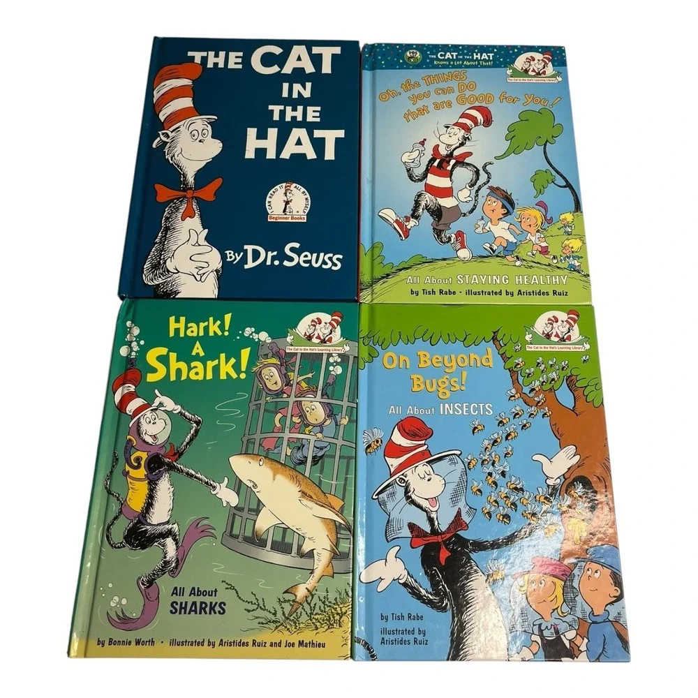 Dr Seuss The Cat In The Hat's Learning Library Books Book Set Bundle lot 4